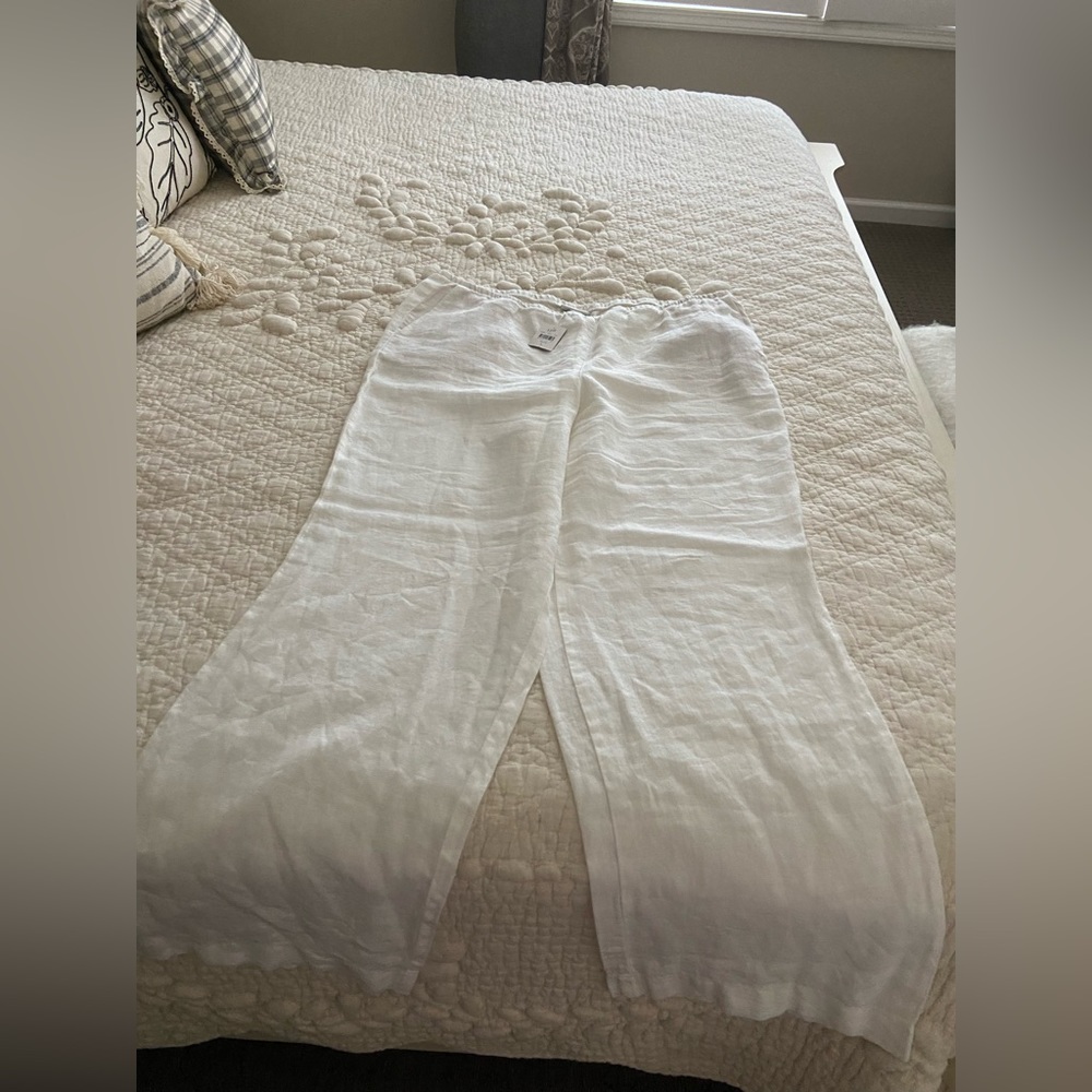 JJill women’s linen pants size Large.NWT